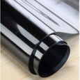 Nappe transparente NOIRE - Rectangle 140 x 200 cm – Ép. 0,50 mm – Film Noir en PVC Imperméable et Anti-tâche (Roulée sur tube)-0