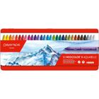 Crayons cire aquarellable - Caran D'Ache - Neocolor II - 30 pièces - Bleu et rouge - Mixte