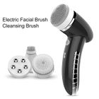 LOVEBAY Brosse Visage Nettoyante Electrique - Masseur visage électrique, Brosse nettoyante multifonction pour le visage 4-en-1 noir