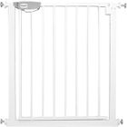 Barrière de sécurité pour enfants - NAIZY - Blanc - 75-85 cm de large - sans perçage