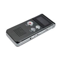 Enregisteur Numérique Audio Gris 8 Go Mini-clé USB Espion Lecteur MP3 Dictaphone