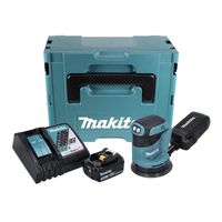 Makita DBO180RF1J Ponceuse excentrique sans fil 125mm 18V + 1x Batterie 3,0Ah + Chargeur + Coffret Makpac