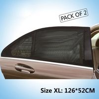 Stores de fenêtre arrière pour voiture - MLC - UV - Noir