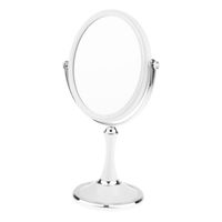 Miroir de Maquillage Rond Rasage Glace Grossissante 1X / 3X à 360 Miroir Maquillage de Vanité ovale