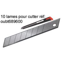 Lames de cutter - BOST - 689630 - Hauteur de lame 9mm - Longueur 85mm