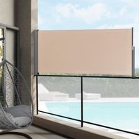 Brise-vue pour Balcon Mulhacén Latéral Acier Polyester 120 x 300 cm Sable