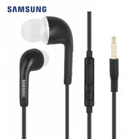 Ecouteurs Intra-auriculaires Kit Piéton Mains Libres d'origine Samsung EHS64AVFBE Noir pour Samsung Galaxy J7 2017 SM-J730F  5.5"