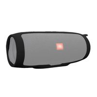 subtel® Étui en Silicone pour enceinte portable JBL Charge 3 - Protection contre les chutes et les chocs de couleur noir