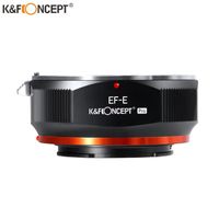 Bague d'adaptation,K & F Concept – adaptateur d'objectif EOS EF à NEX PRO E pour Sony E, pour Canon EF, appareil photo [B537131847]