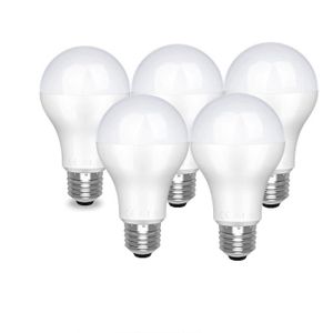 AMPOULE - LED 5 Ampoules LED E27 blanc froid 9W 220V A60 180° - Blanc Neutre 4200k - 5500k