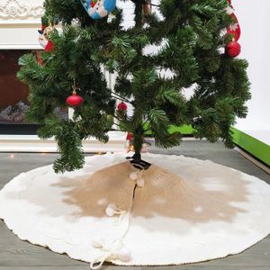 30 inches AMAES Couvre-Pied De Sapin Jupe Blanche Pure DArbre De Fausse Fourrure Pour Les D/écorations De Noel