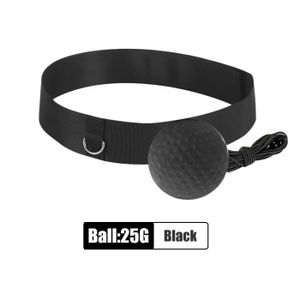 SAC DE FRAPPE Boule noire-25G - Balle réflexe de boxe avec bande