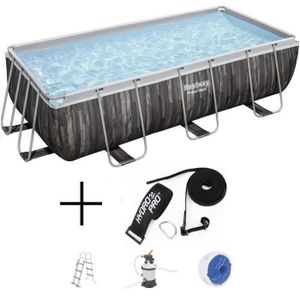 Trousse d'entretien de piscine hors terre Bestway avec aspirateur, écumoire  et perche Bestway Pool Hydro