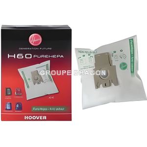 Set 20 Premium Sacs D'Aspirateur Pour Hoover H60, Ts1843, T7800