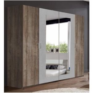 Armoire 4 Portes Penderie Achat Vente Pas Cher