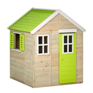MAISONNETTE EXTÉRIEURE Maison de jardin enfant extérieur en bois avec pla