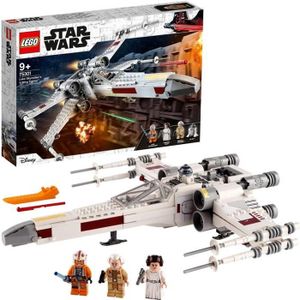 ASSEMBLAGE CONSTRUCTION LEGO® Star Wars 75301 Le X-Wing Fighter de Luke Skywalker, Jouet Vaisseau Spatial, Figurine Star Wars, Princesse Leia, R2-D2