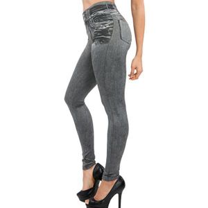 Legging femme taille haute jean Cdiscount