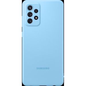 COQUE - BUMPER Coque Silicone Galaxy A72 Bleu