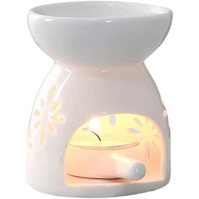 Photophore Céramique Aromathérapie - Brûleur Huiles Essentielles Et Cire - Diffuseur Parfum