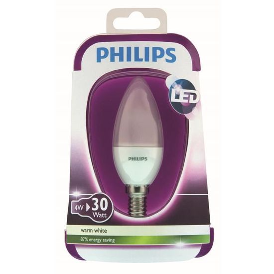 Ampoule Flamme Couleur Jaune 230V 25W GA285 E14 - 005856