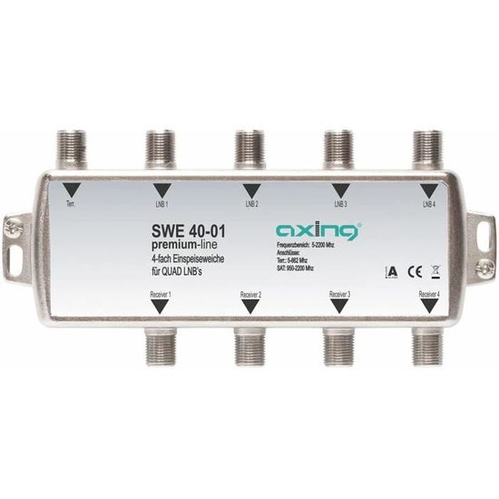 Coupleur terrestre TNT 4G 3 Entrées, 1 sortie VHF / UHFX / UHFX