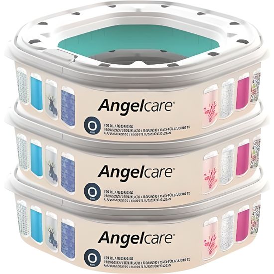 Poubelle à Couches Angelcare® Dress Up avec Recharge Octogonale –  angelcarebaby