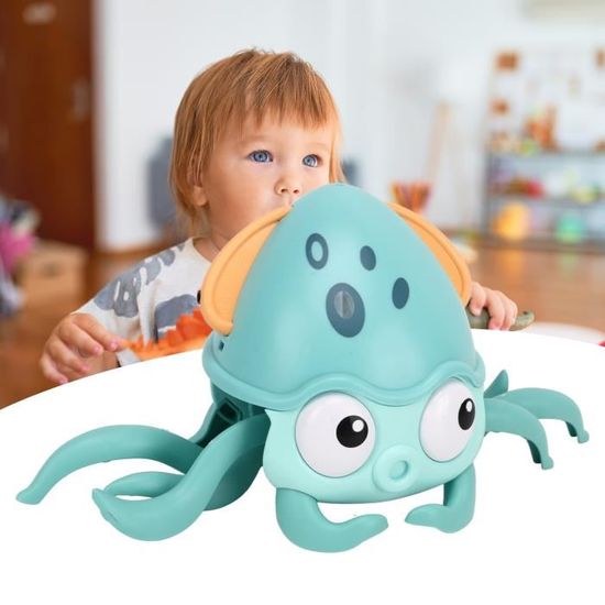 PANAMALAR Poulpe Dansant Électrique Avec Lumières Et Musique - Rechargeable USB, Évitement D'Obstacles - Cadeau Enfant Dès 3 Ans