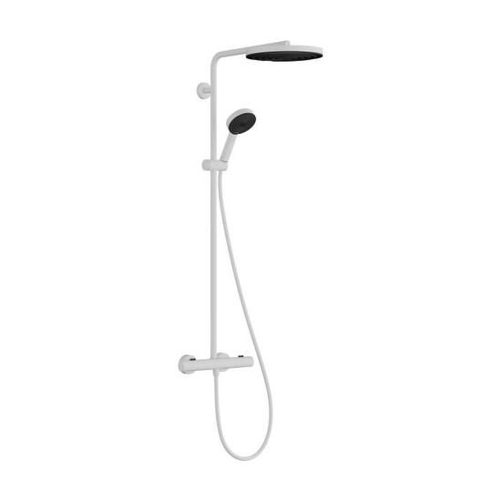 Raccordement Mural Hansgrohe Pulsify 260 – Blanc Mat, Pour Pomme De Douche, Série Pulsifier