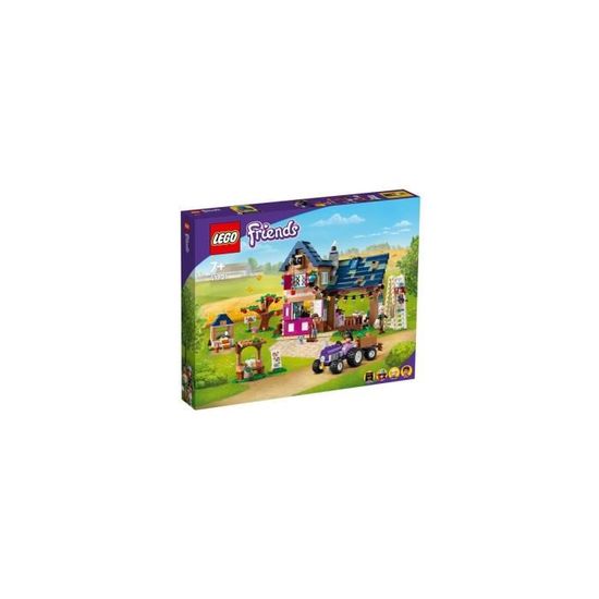 Lego Friends 41721 Ferme bio avec tracteur Mini poupees Animaux Jouet construction 1 carte Fille 7 ans et plus