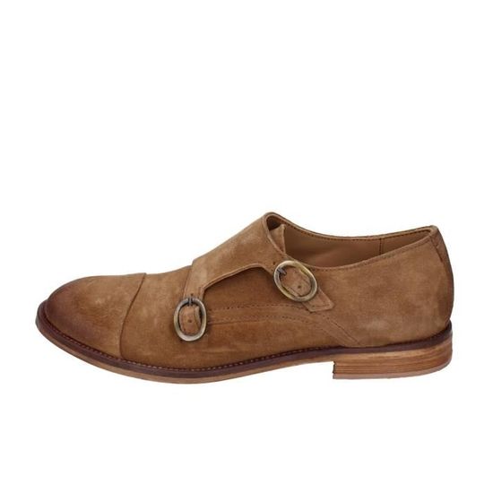 SLINGBACKS À BRIDES RÉGLABLES - Cuir daim orange