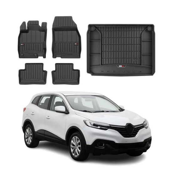 BYBEST Housse Protection de Coffre de Voiture pour Chien, pour Renault Kadjar 2015-2022 Antidérapant Étanche Couverture de Cargaison familier BYBEST Housse Protection de Coffre de Voiture pour Chien, pour Renault Kadjar 2015-2022 Antidérapant Étanche Couverture de Cargaison familier