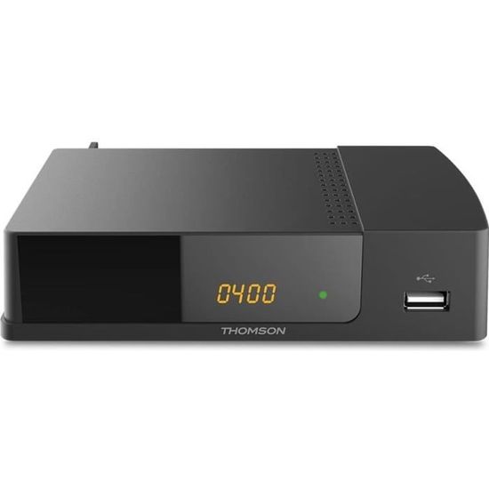 THOMSON THT 709 Décodeur TNT Full HD -DVB-T2 - Compatible HEVC265 - Récepteur/Tuner TV avec fonction enregistreur (HDMI, Péritel,