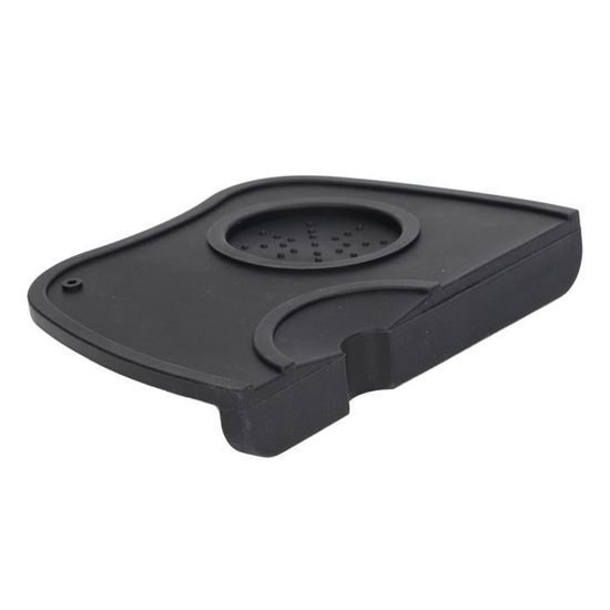 Tapis D'Angle En Silicone Pour Tamper Café - Station De Tassage Pro Anti-Dérapante Noir