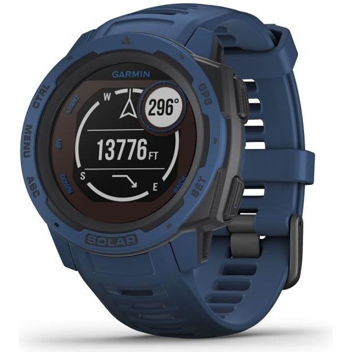 GARMIN Instinct® Solar Montre connectée, Tidal Blue