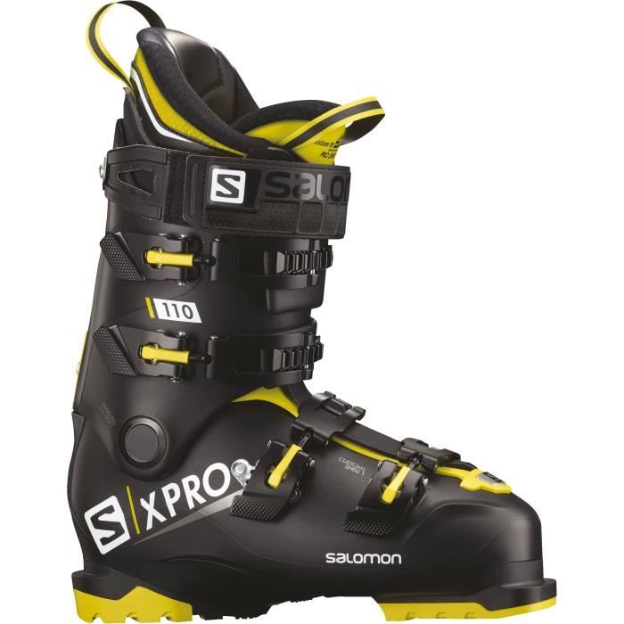 SALOMON Chaussures de ski alpin X Pro 110 - Homme - Noir et jaune