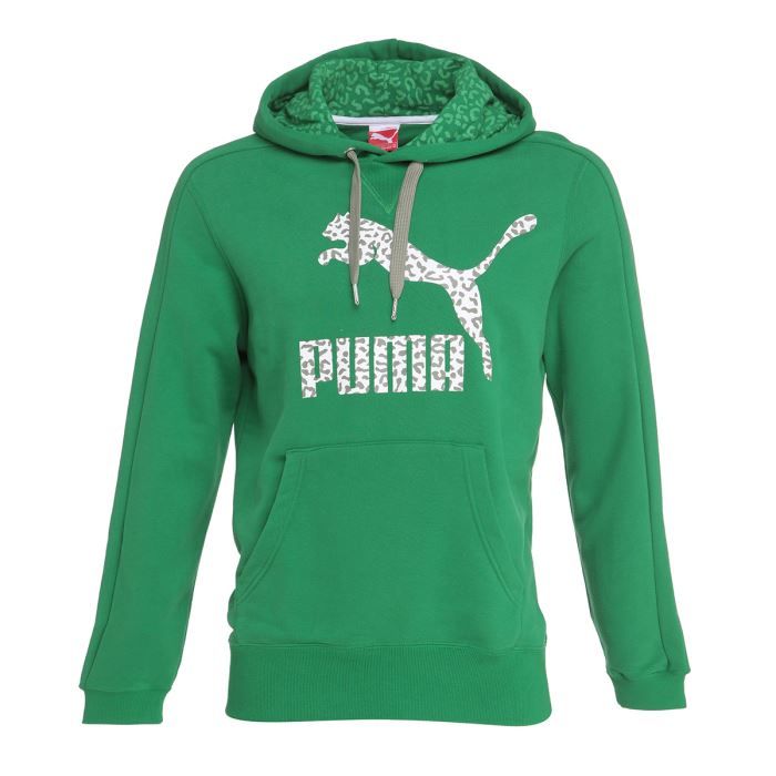 Sweat-shirt Coton PUMA pour homme en coloris Vert Homme Vêtements Articles de sport et dentraînement Sweats 