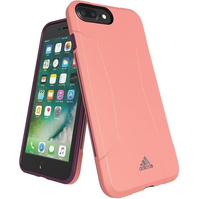 Adidas Performance Solo Étui Portable Pour Apple IPHONE 7 Plus Tactile Rose