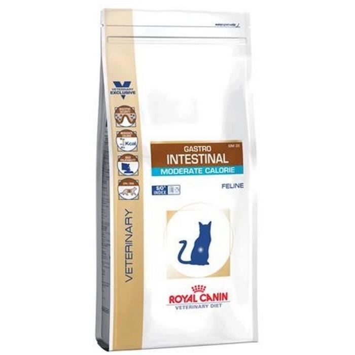 Royal Canin Gastro Intestinal Moderate Calorie Nourriture pour Chat 400 g 446706