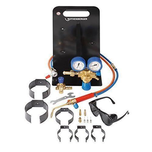 Rothenberger Industrial Roxy Universal Poste de soudage autogène et de brasage sans réservoir de gaz ni d`oxygène - 35050