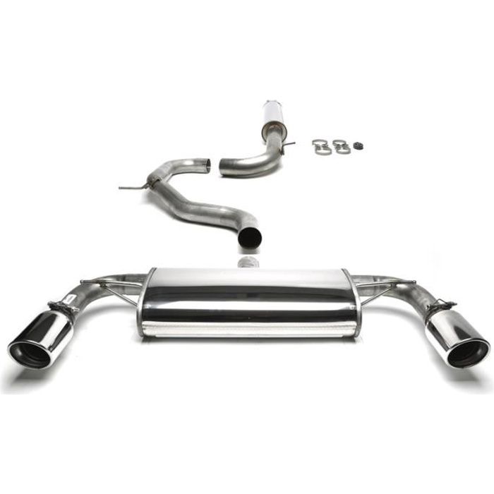 Echappement Duplex Catback Inox VW Golf 7 GTI 100mm 02VW022-10D