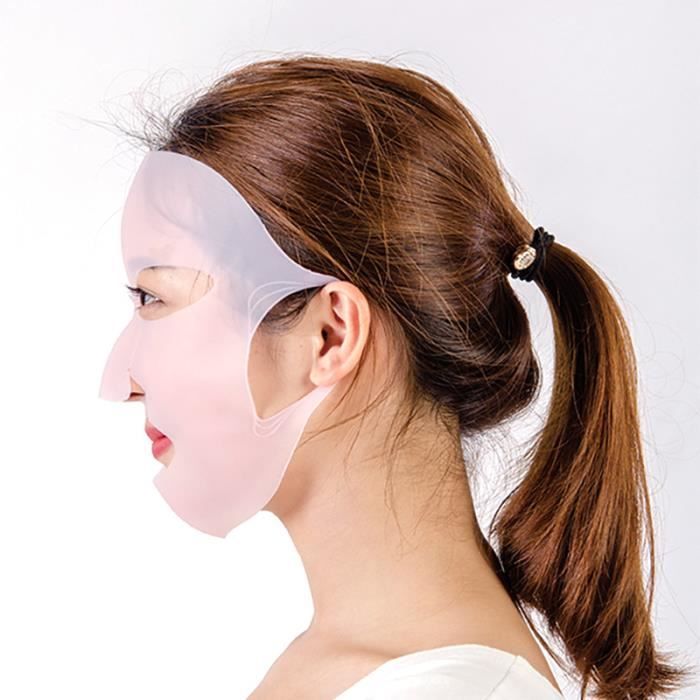 APPAREIL DE MASSAGE MANUEL,Couverture de masque Facial en Silicone couverture de masque Facial à crochet - Type 1pc Random Color
