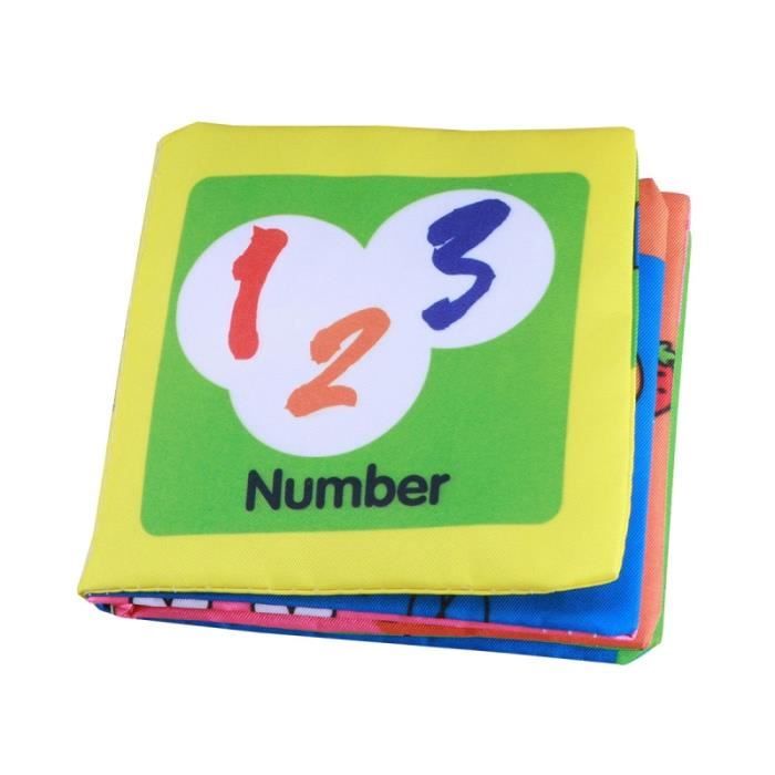 Bébé premier livre en tissu mou non toxique KIT JOUET - SET ENSEMBLE KIT JOUET - SET ENSEMBLE JOUET