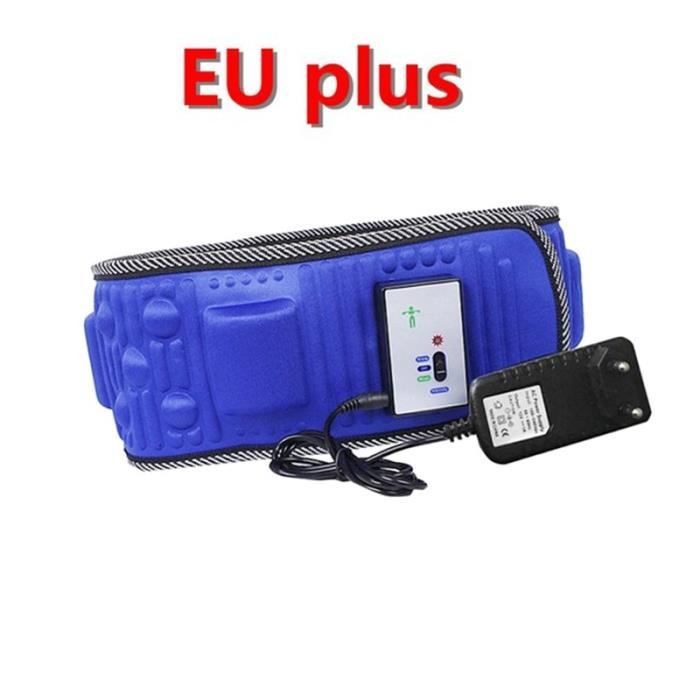 CEINTURE D'ELECTROSTIMULATION,Corps électrique vibrant minceur ceinture fonction de chaleur Massage corps complet - Type WHITE #B