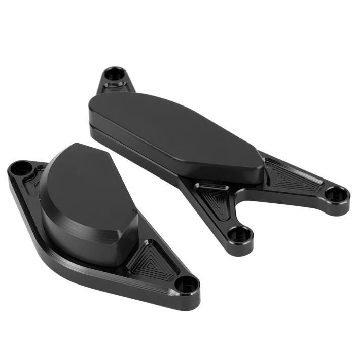 EBTOOLS Couvercle de curseur de cadre de moto Étui de protecteur côté de moteur protection anti-chute du cadre du coussin adapté