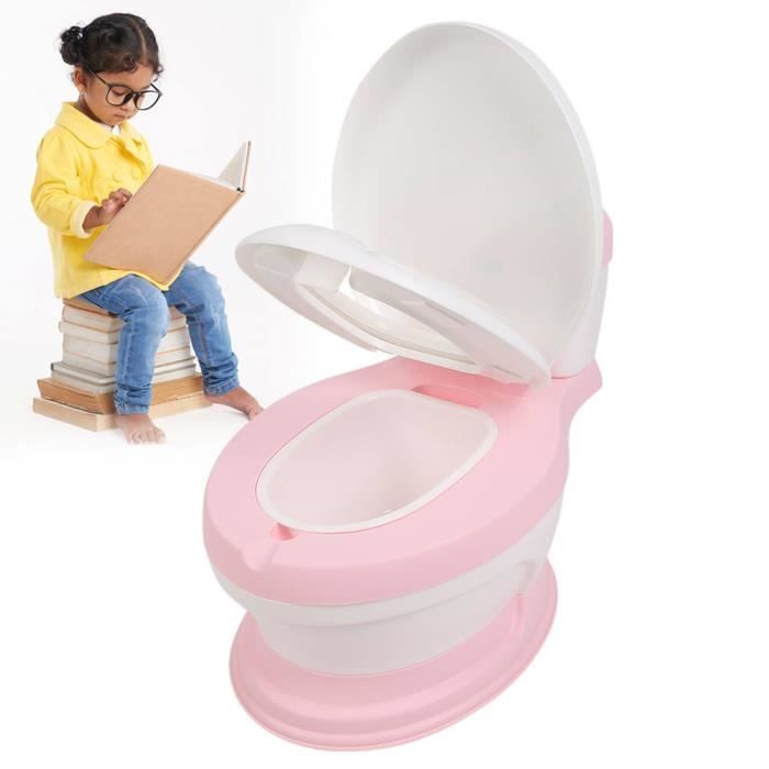 Dioche siège de toilette portable Enfants Bébé Tout-petit Pot Formation Siège De Toilette Tabouret Simulation Chaise De Toilette