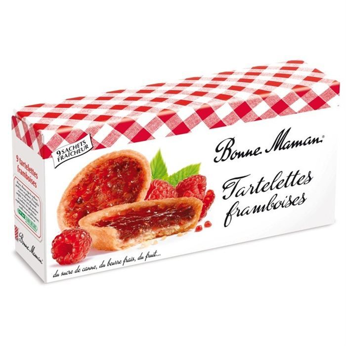 Tartelettes framboises 135 g BONNE MAMAN
