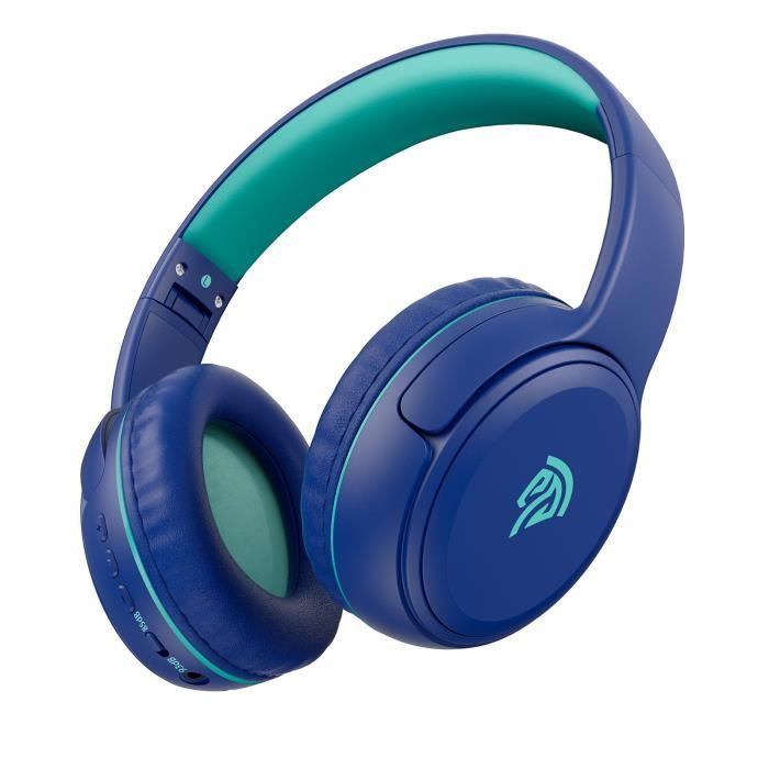 CASQUE BLUETOOTH ENFANT AVEC LIMITEUR DE VOLUME, CASQUE AUDIO ENFANT SANS FIL, ÉCOUTEURS BLUETOOTH SANS FIL POUR ENFANT 3-12
