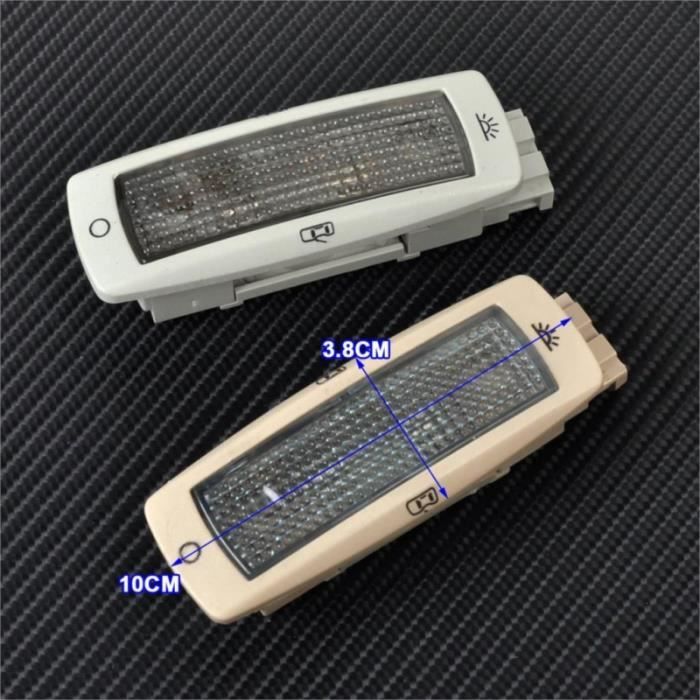 Pack modules Plafonniers LED éclairage d'intérieur (plafonnier de porte arrière) - Miroir de courtoisie pour Volkswagen, Skoda. Com