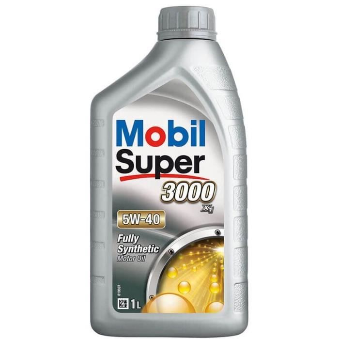 MOBIL Huile synthétique pour moteur de voiture de tourisme S3000 - 5W40 - 1 L